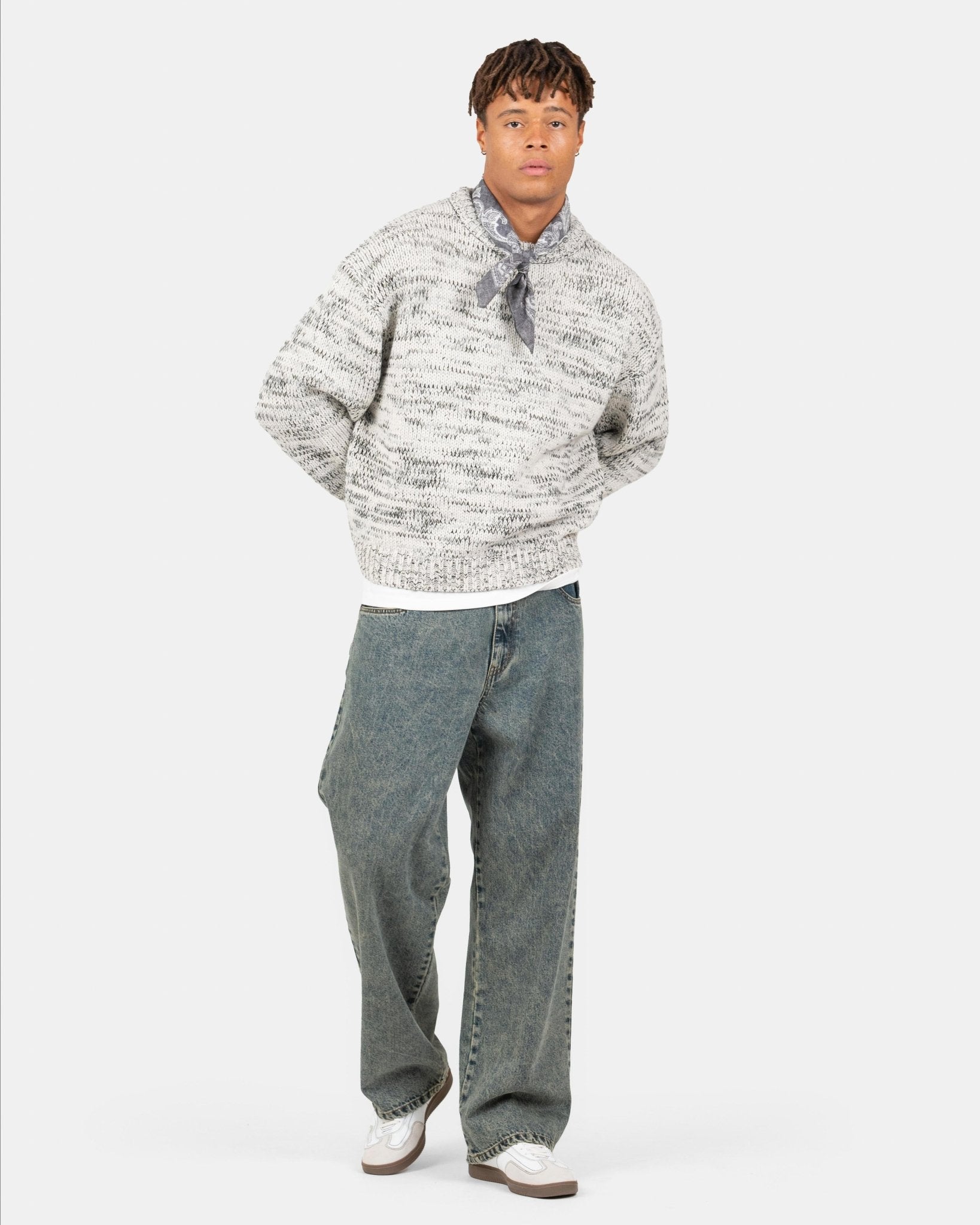 Heavy Knit Structured Grey | Skagen - clothing.dk